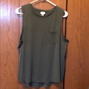 Army green tank